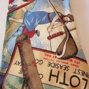 Tango By Max Raab Tie "Golf In Northern Ireland" - 100% Imported Cotton